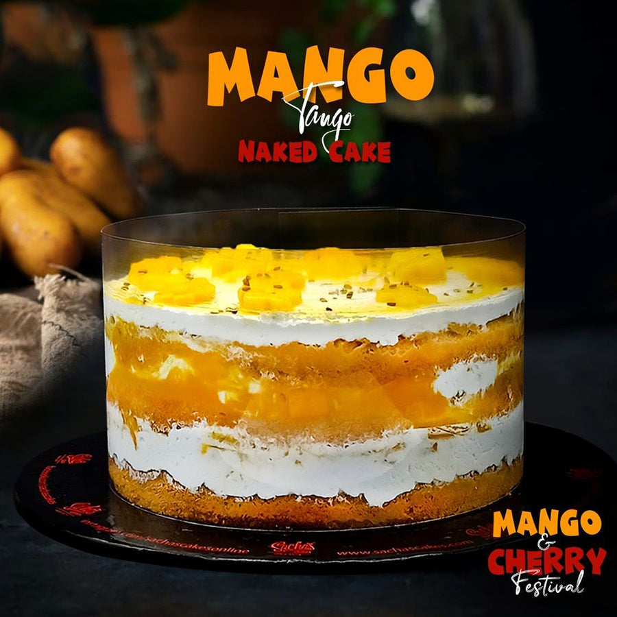 Mango Tango Naked Cake 2.5 Lbs by Sacha's