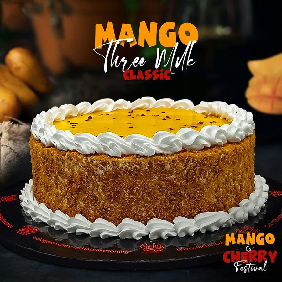 Mango Three Milk Cake 2 Lbs by Sacha's