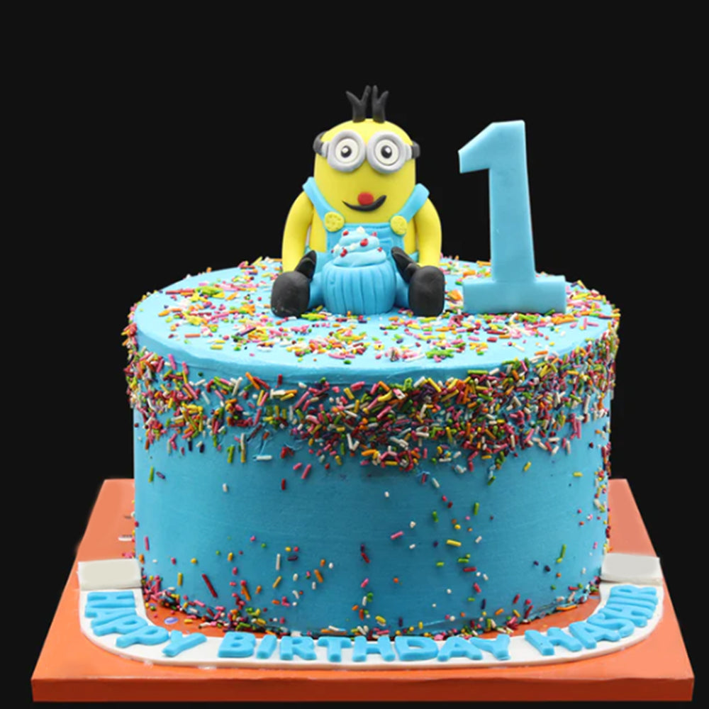 Minion theme cake | Cartoon Birthday Cake | Cake for Kids - Levanilla ::