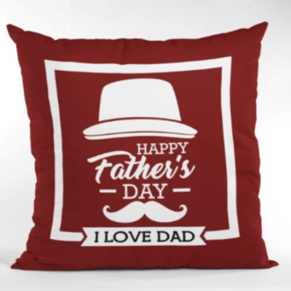 Personalized Father’s Day Hat and Moutache Cushion Covers by PTH Homes