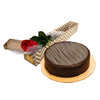 Chocolate Fudge Cake 2lbs & Single Rose Box