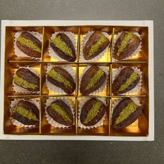 Pistachio Premium Kunafa Stuffed Dates - Box of 12