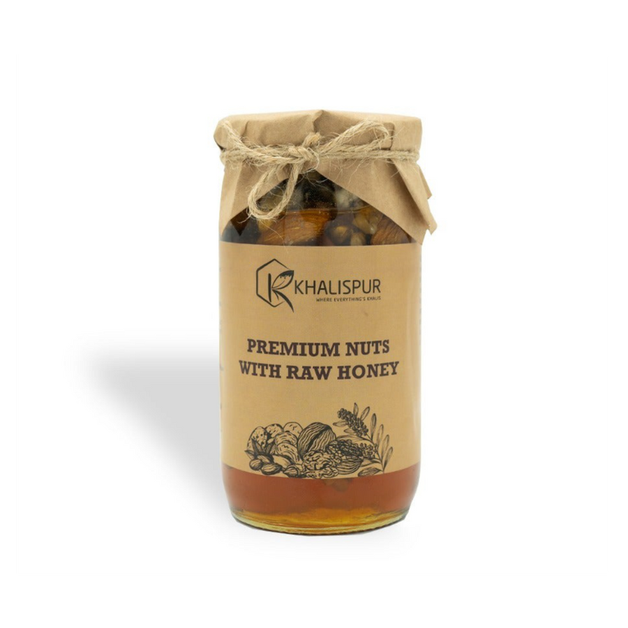 Premium Nuts with Raw Honey 400g