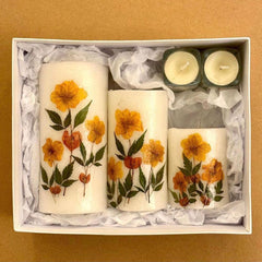 Pressed Flowers Candle Box