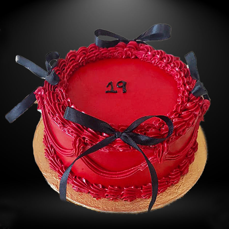 Red Ribbon Cake 3 Lbs