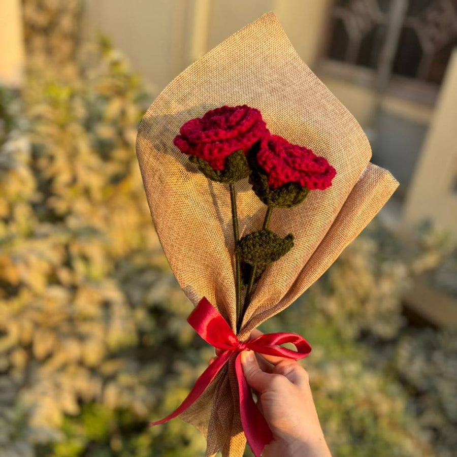 Red Riding Hood - Crochet Bouquet