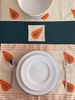 The Signature Papaya - Table set of 6