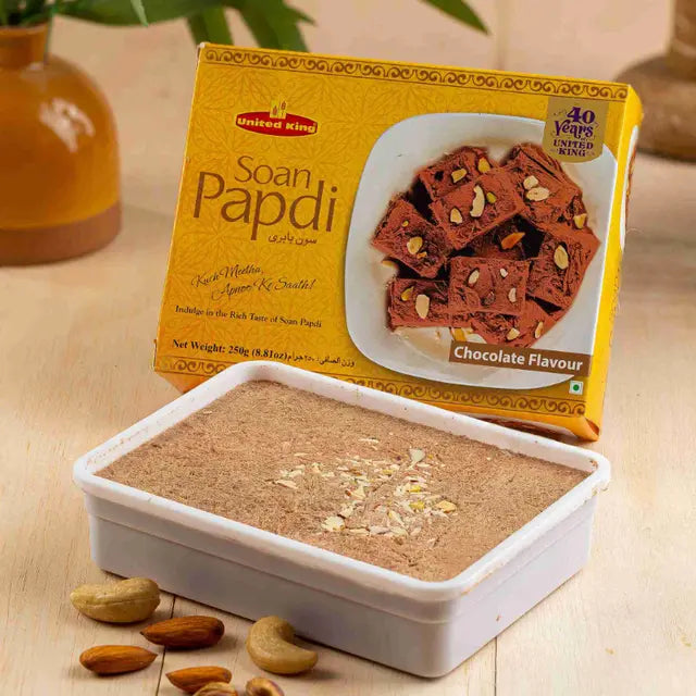 Soan Papdi Chocolate - 250 Grams