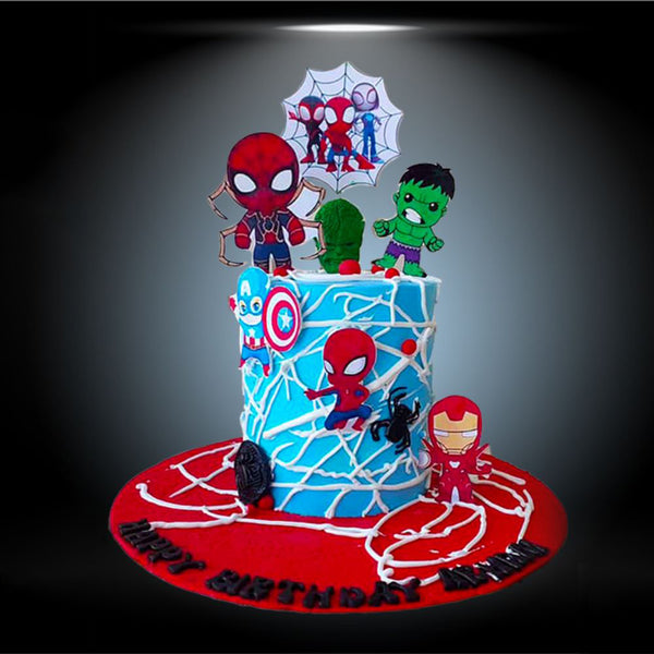 Avengers Character Theme Cake 3.5 Lbs