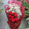 The Floral Love Bouquet - Imported Roses