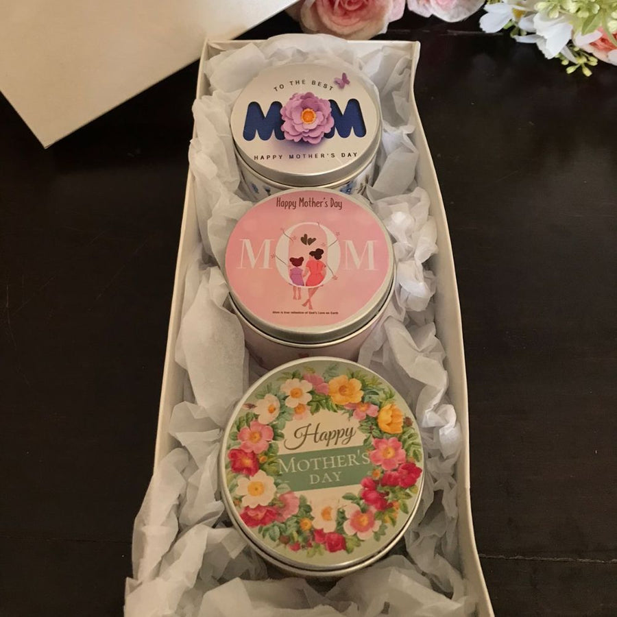 Mother's Day Edit Box of 3 tins by Candle Works
