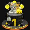 Personalized Tom & Jerry Theme Cake 5lbs by Sacha's