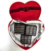 A Sweet Gesture of Love -Brownies in a Red Velvet Heart Box