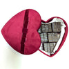 Heartfelt Delight - Brownies in a Maroon Velvet Box