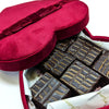 Heartfelt Delight - Brownies in a Maroon Velvet Box