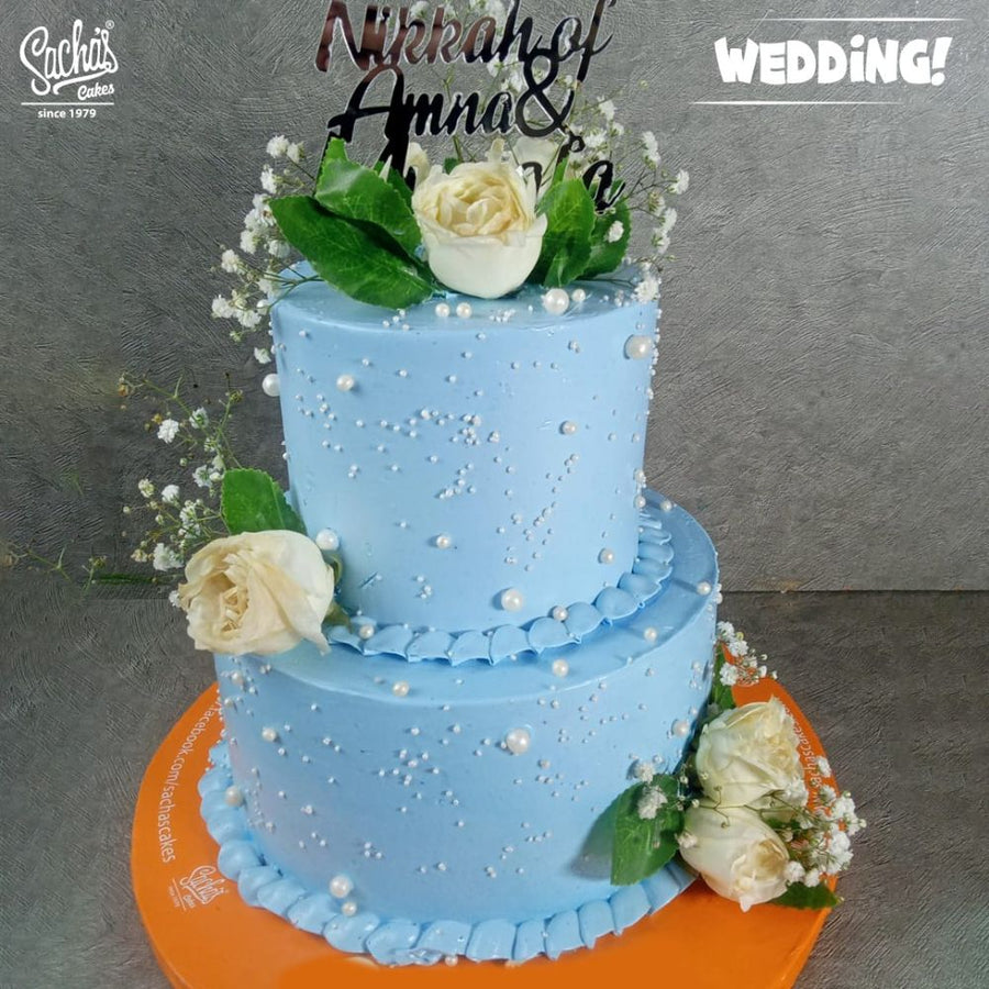 Wedding cake 15lbs Product 2 By Sacha's Bakery