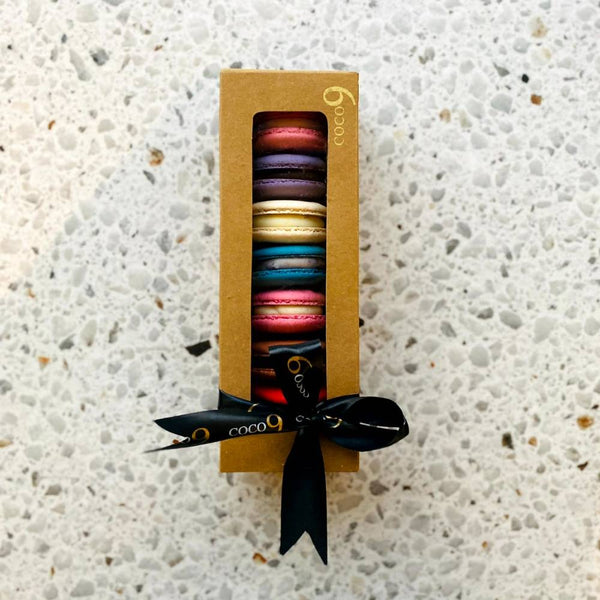 Assorted Macaron Box of 6 - Kraft