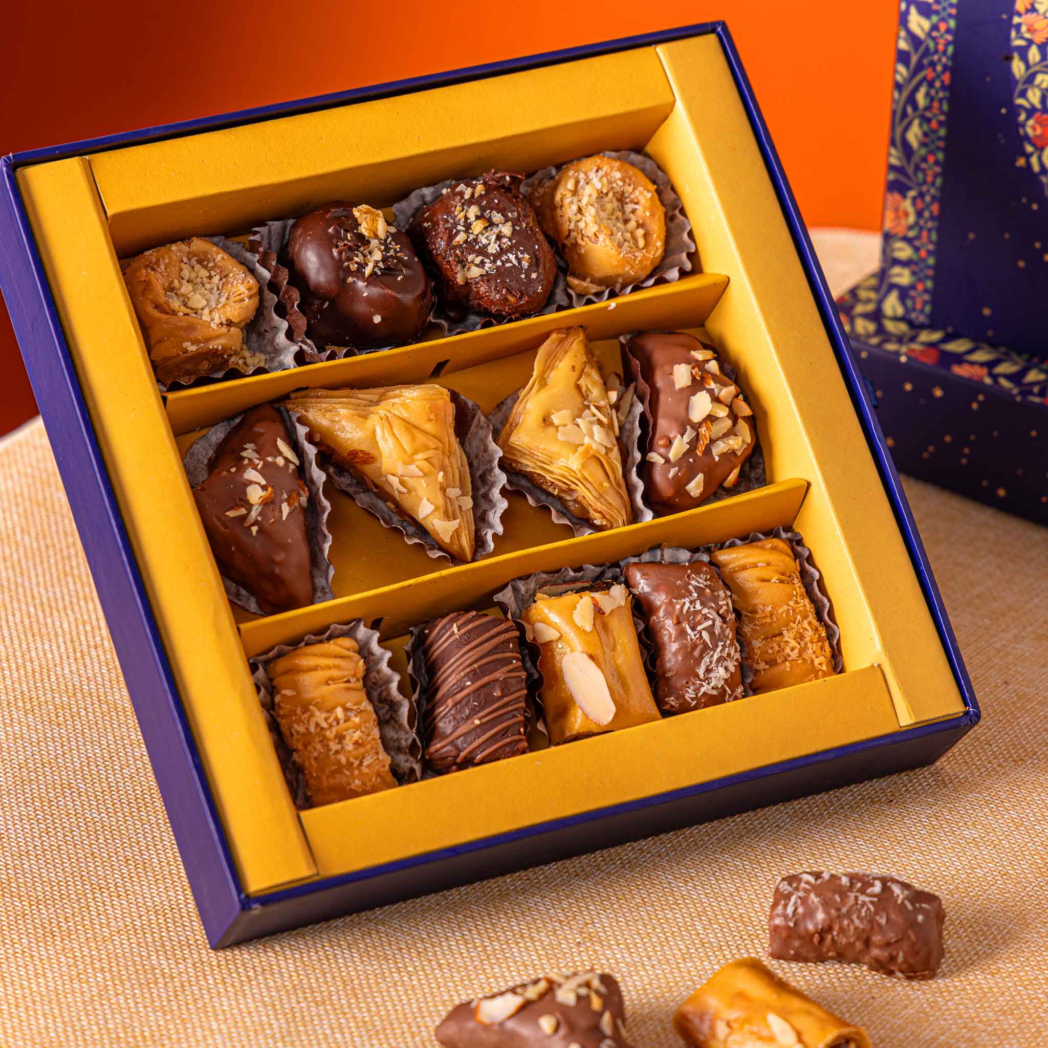 Celestial Box of 14 Baklava - TCS SentimentsExpress