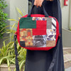 Red Patchwork LAPTOP BAG - Shop for a Cause