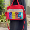 Red Hand Painted LAPTOP BAG - Shop for a Cause