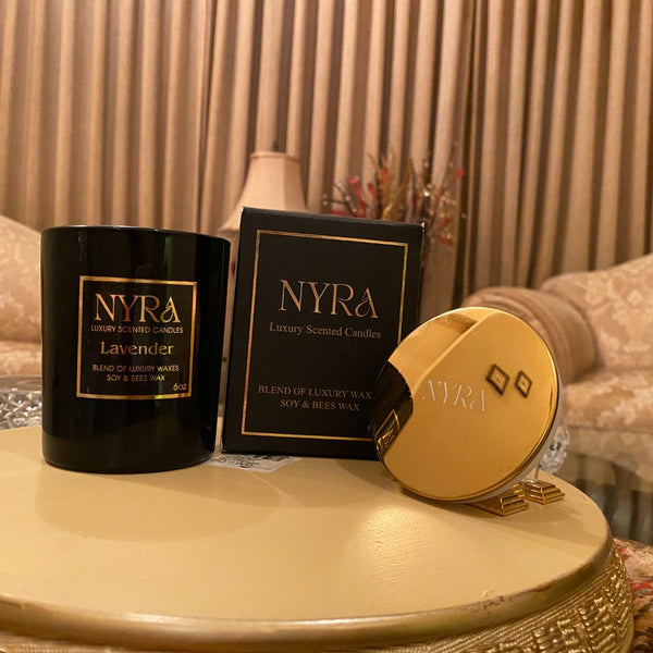 Nyra Luxe Lavender Scented Candle