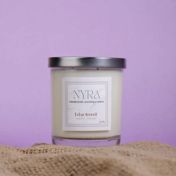 Nyra Premium Lavender Scented Candle