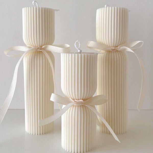 Lily Pillar Candle - Large