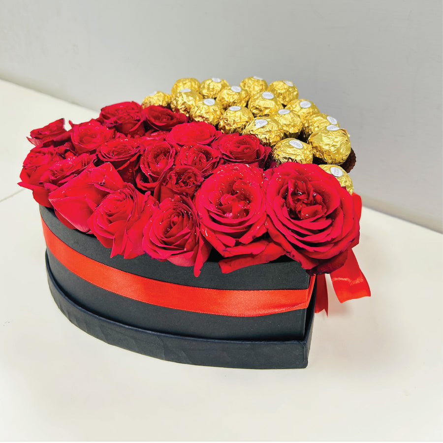 Heartfelt Ferrero and Roses Box