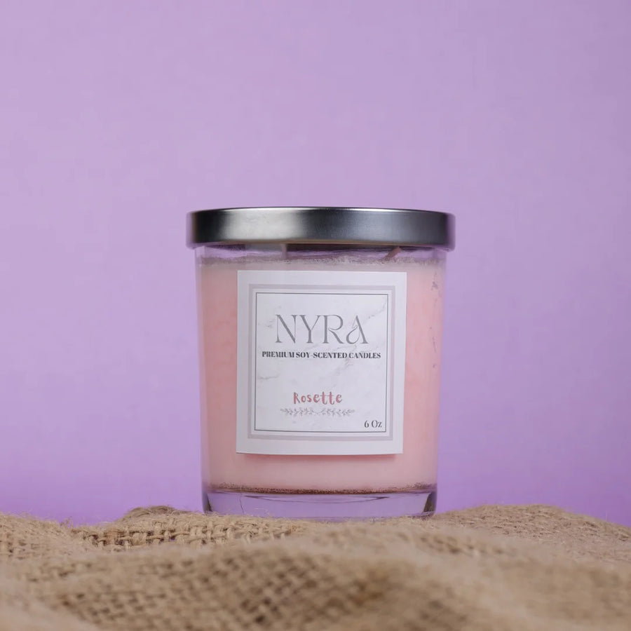 Nyra Premium Rosette Scented Candle