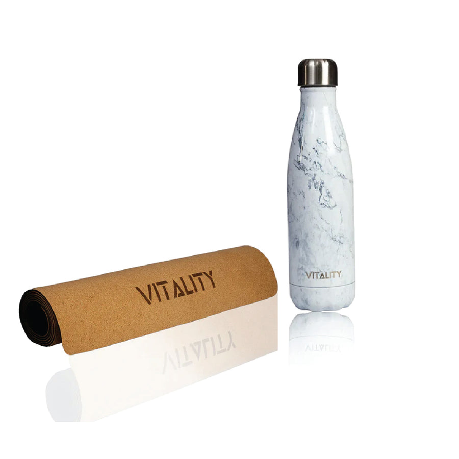 For Fitness Freaks - Yoga Mat with Vitality Bottle