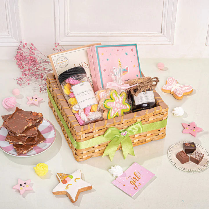 Welcome, Baby Girl Hamper by Lals