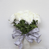 Pearl bouquet - White Roses and Chrysanthemums - TCS SentimentsExpress