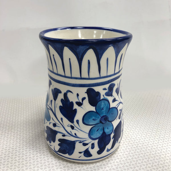 Blue Glass Vase - Multani Pottery