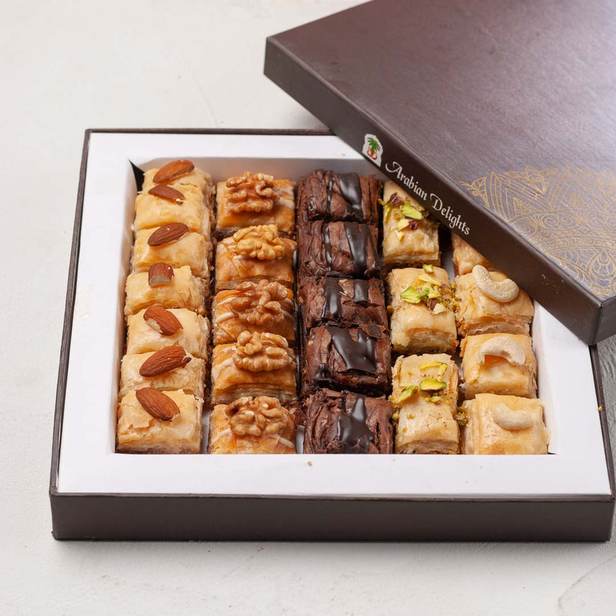 Premium Baklawa Box 1.1KG by Arabian Delights