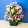 In Harmony - Imported Pink roses and Chrysanthemus