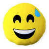 Smiling Face with Cold Sweat Emoji Cushion - TCS Sentiments Express