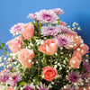 In Harmony - Imported Pink roses and Chrysanthemus