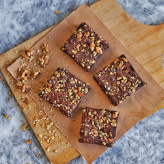 Fudgy Brownies with walnut by Cake Company by Coffee Planet