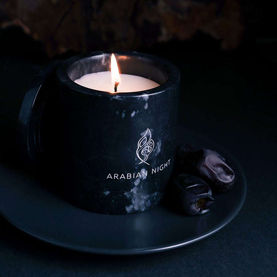 Arabian Night Marble Jar Candle by MOAM