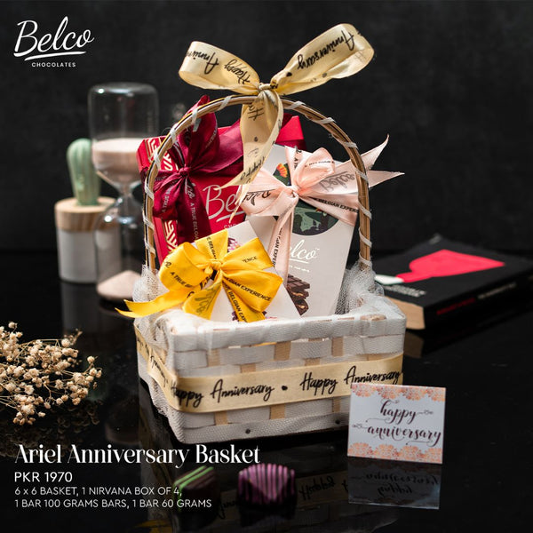 Ariel Anniversary Basket by Belco