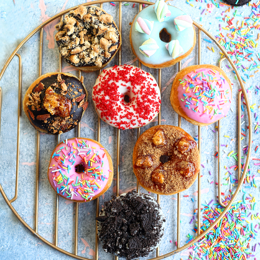 Assorted Special Toppings Donuts by Cake Company by Coffee Planet