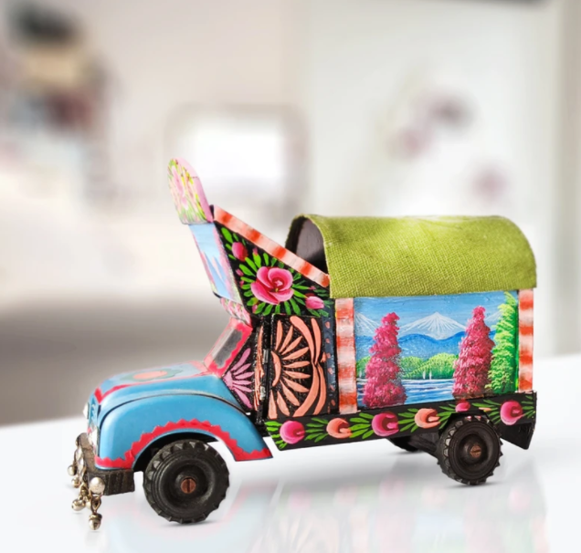 Handmade Decorative Truck Art Tray