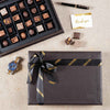 Assorted Chocolates in Brown Leather box by Lals