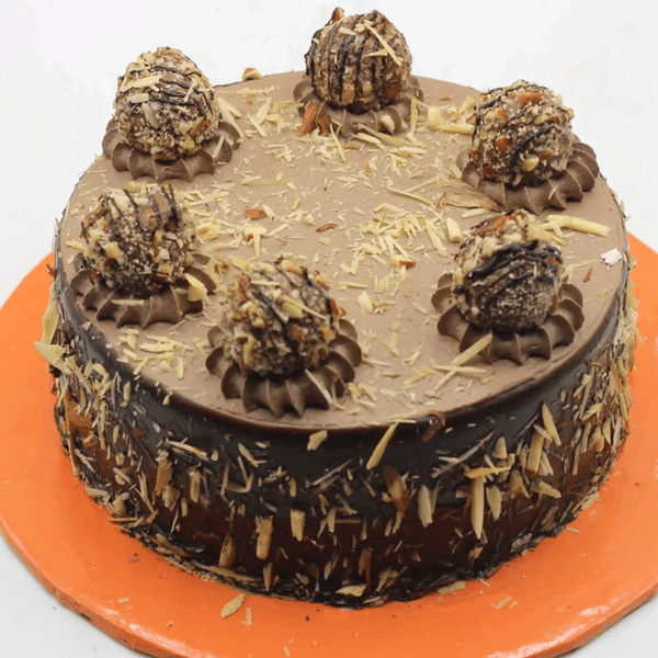 Chocolate Almond Truffle Cake