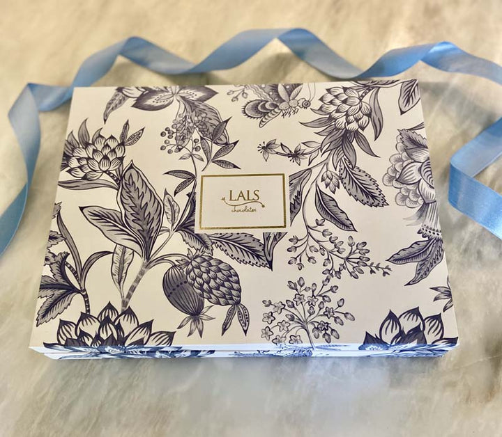 Assorted Classic Chocolates in Chintz box by Lals