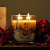 Charm Natural Lahore Monuments Candle - Desi Gulaab