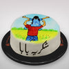 Hand Painted Father's Day Cake by Sacha's Bakery