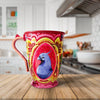 Hand Painted Red Jug by Urban Truck Art