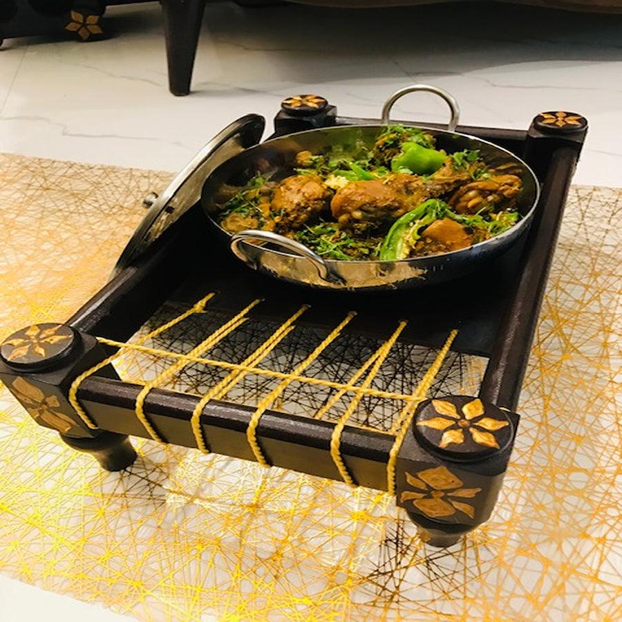 Charpai - Serving Tray by Wowden