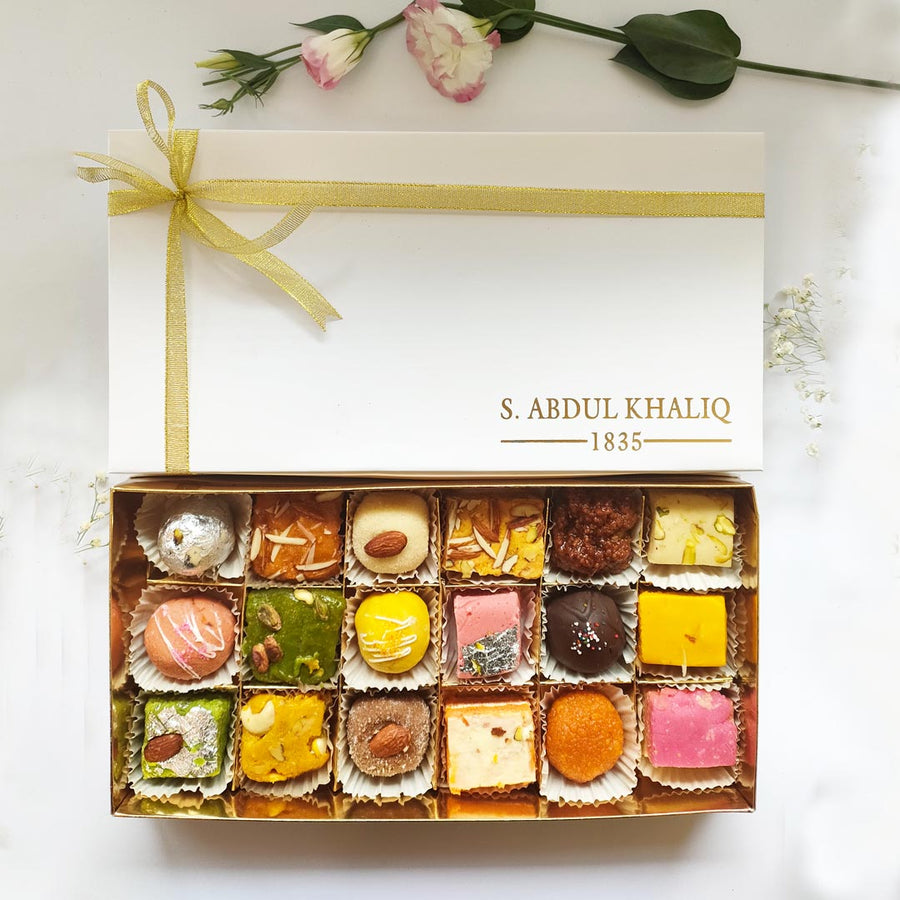 Gift Box - 18 pcs Assorted Mithai Box by S. Abdul Wahid